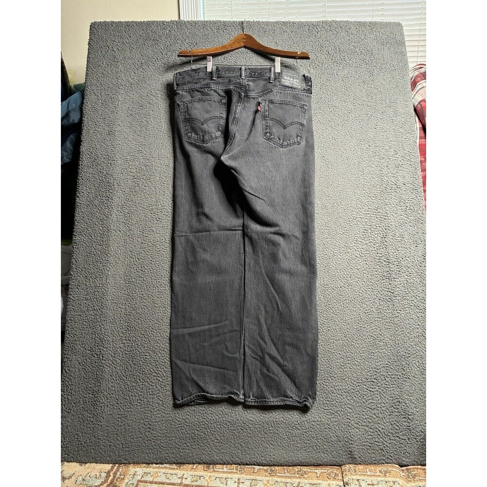 Levi’s Jeans Mens 36x31 Black 501XX Original Shrink to Fit Button Fly Denim 501